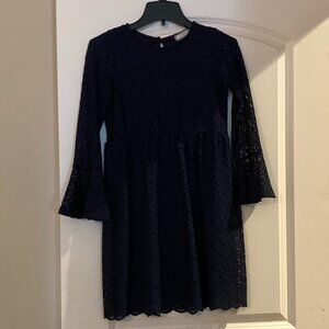 Navy Lace Dress